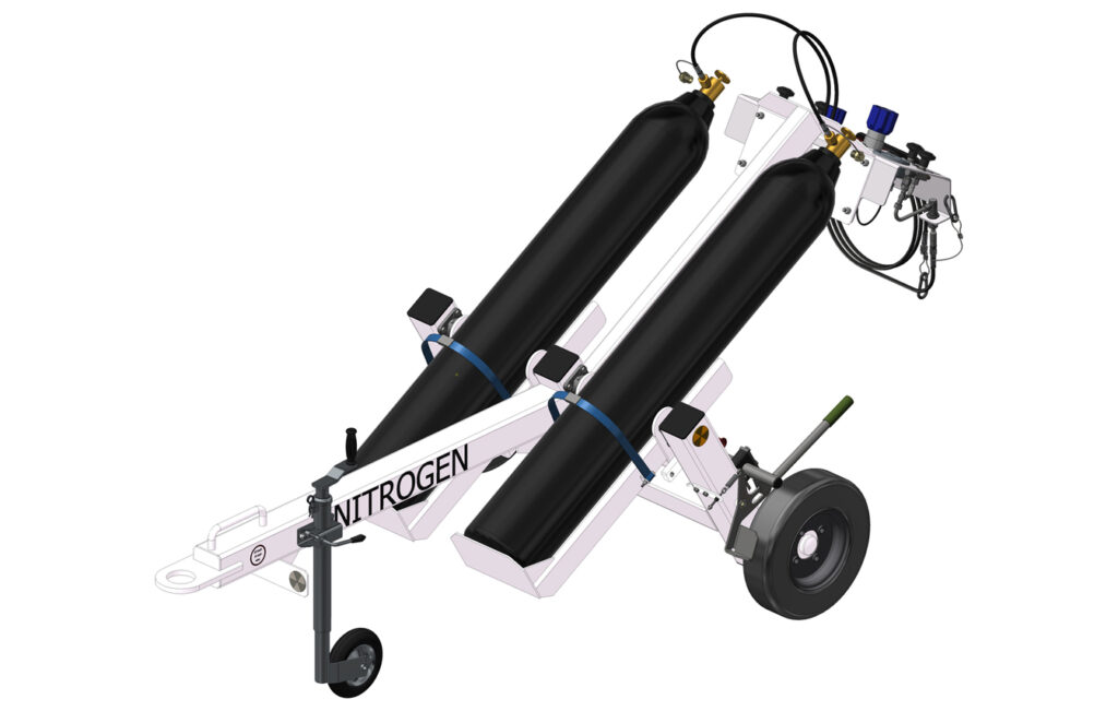 TMH RD65 Two bottles nitrogen trolley TECHMANHEAD