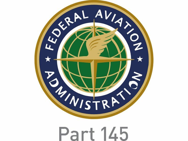 logo Federal aviation administration part 145